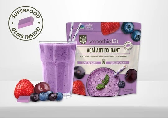 Acai Antioxidant Smoothie Kit, Frozen, NC, 24oz - Seal the Seasons